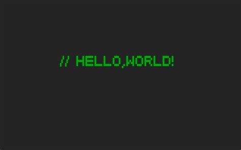 Image result for HelloWorld Code Laptop Wallpaper