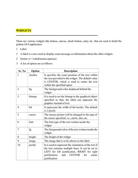 Image result for Python Widget