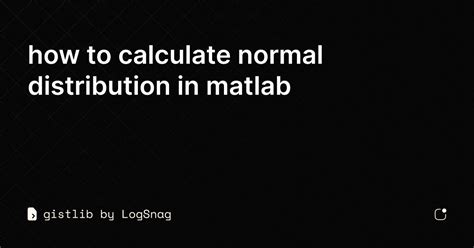 Afbeeldingsresultaten voor Normal Distribution MATLAB