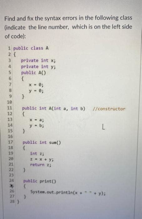 Image result for Syntax Error Insert to Complete Class Body