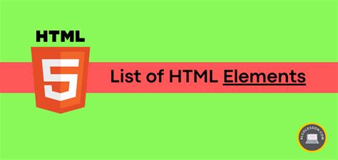 List of All HTML Elements に対する画像結果
