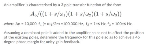 Bildergebnis für Phase of Single Pole Transfer Function