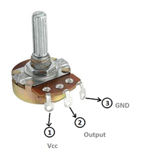 Potentiometer Part Arduino に対する画像結果