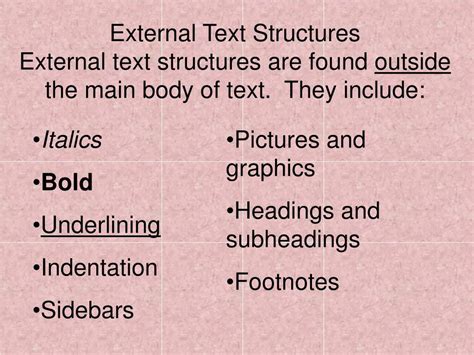 Organizational Text Structures に対する画像結果