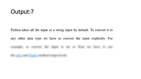 Toradh íomhá ar Python Input and Output Conversion Examples
