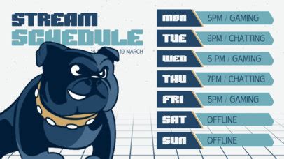 Image result for Stream Schedule Maker