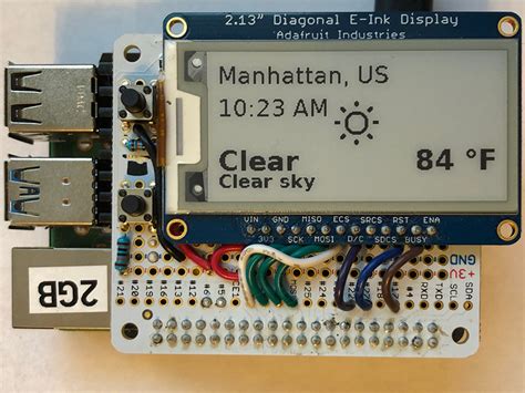 Eink Python Weather に対する画像結果