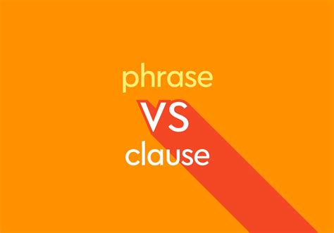 Image result for Phrase Syntax Cluse Diference