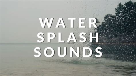 Image result for Water Splashing Sound Effects