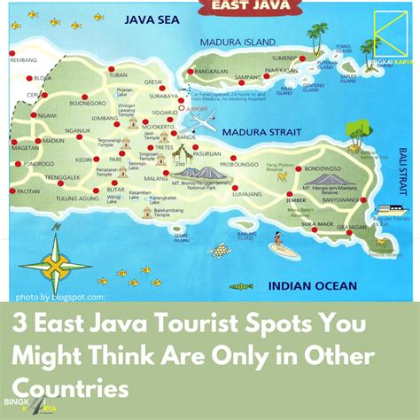 Image result for Tourist Map of Java