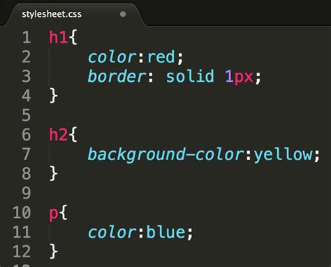 Image result for HTML Style Sheet Code