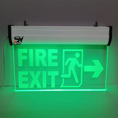 LED Exit Sign Arrow Up Sided に対する画像結果