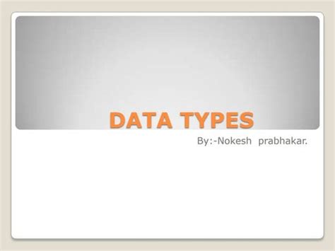 Data Types in C Programming PPT に対する画像結果