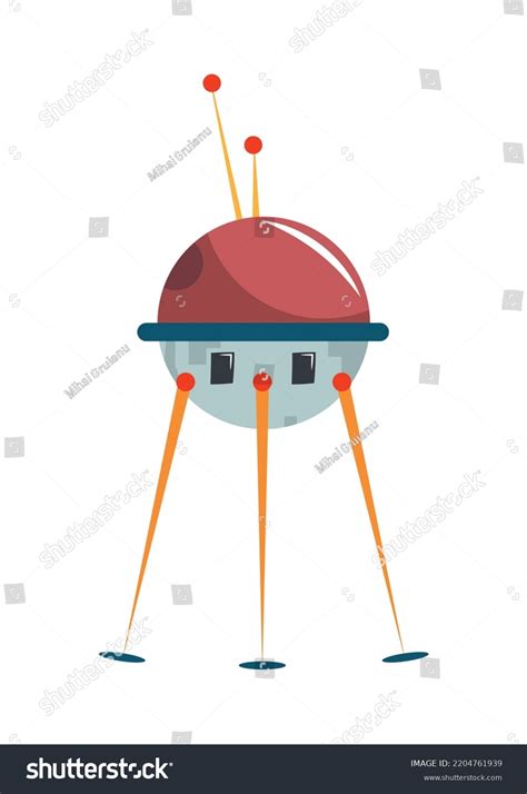 Toradh íomhá ar Alien Spaceship Illustration