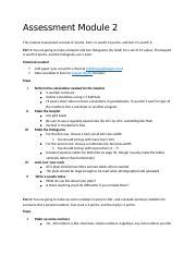 Image result for Module 2 Assessment