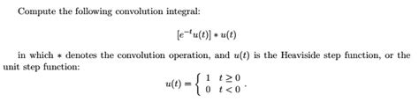 Image result for Steps to Do a Convolution Integral