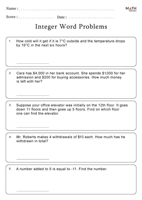 Afbeeldingsresultaten voor Free Printable Math Worksheets Division Word Problems