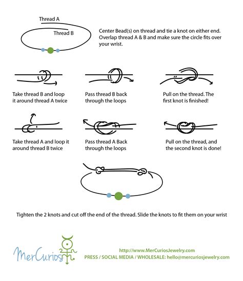 Sliding Knot Bracelet Tutorial に対する画像結果