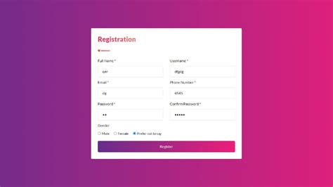 Toradh íomhá ar CSS Form Task