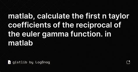 Image result for Gamma Function Matlab Code