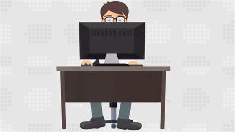 Image result for Man Using Computer Animation