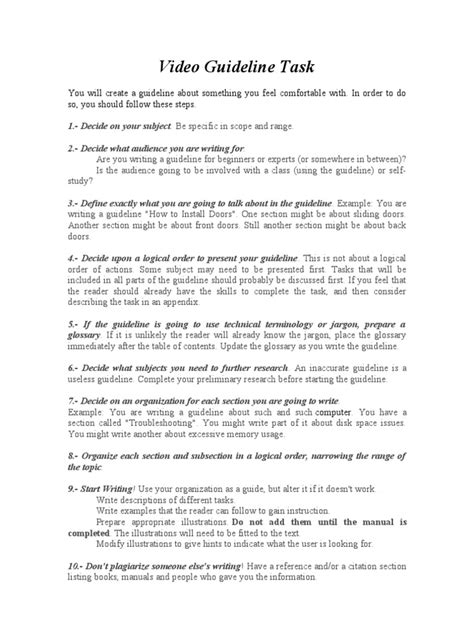 How to Write a Guidance Document に対する画像結果