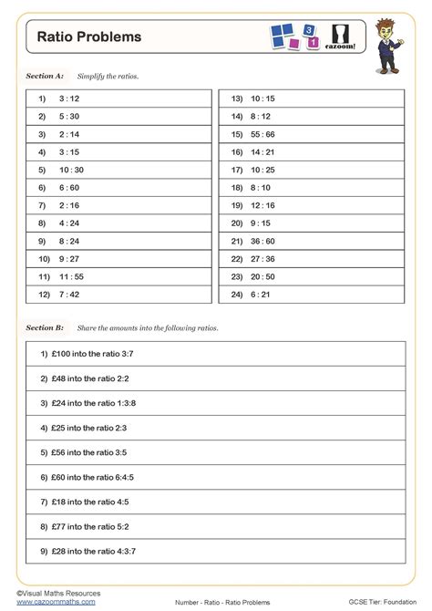 Toradh íomhá ar Word Problems Worksheets with Answers