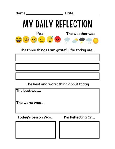 Student Standard Reflection Sheet に対する画像結果