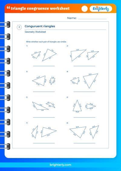 Image result for Triangle Congruence Worksheet Answer Key Back Side