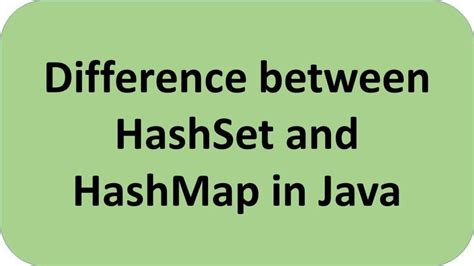 Image result for What Is the Difference Between HashMap and HashSet