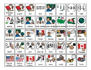 Afbeeldingsresultaten voor Visual Schedule Icons