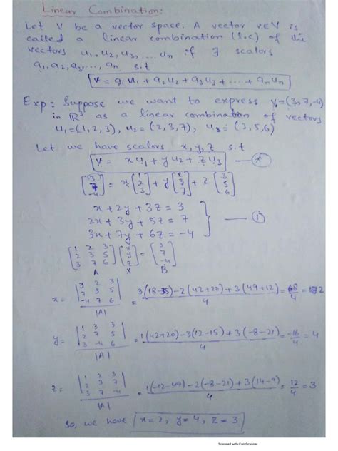 Linear Algebra 3 に対する画像結果