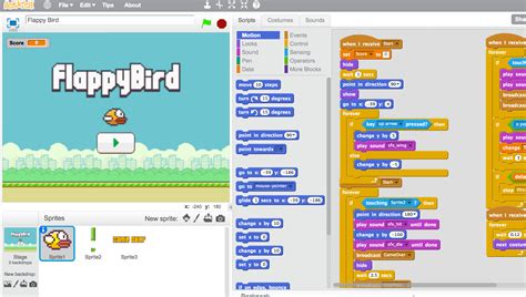 Flappy Bird Scratch Code に対する画像結果