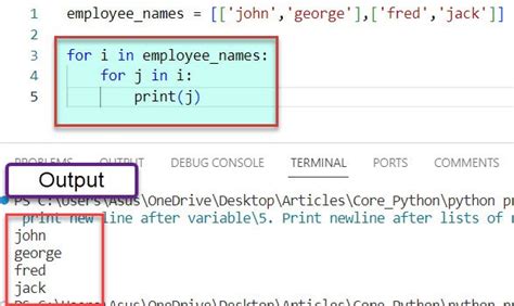 Print Next Line in Python に対する画像結果