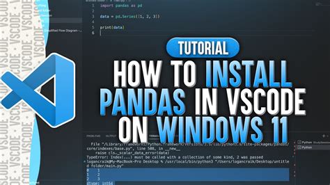 Image result for Install Pandas Python Visual Studio Code
