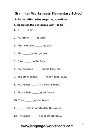 Grammar Practice Worksheets に対する画像結果