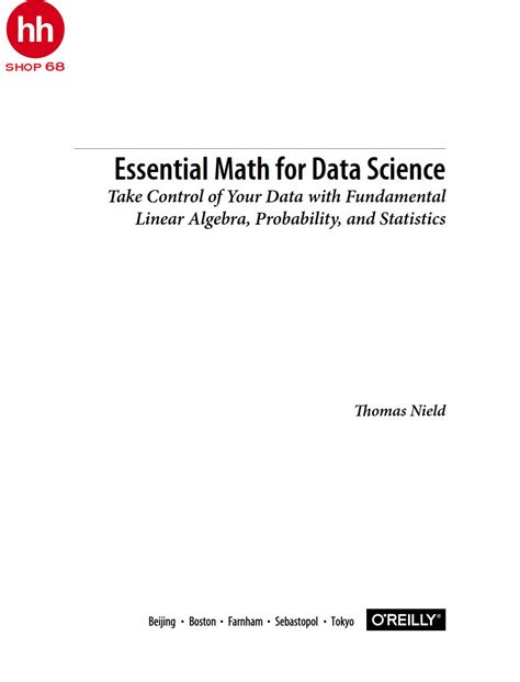 Image result for Essential Math for Data Science PDF