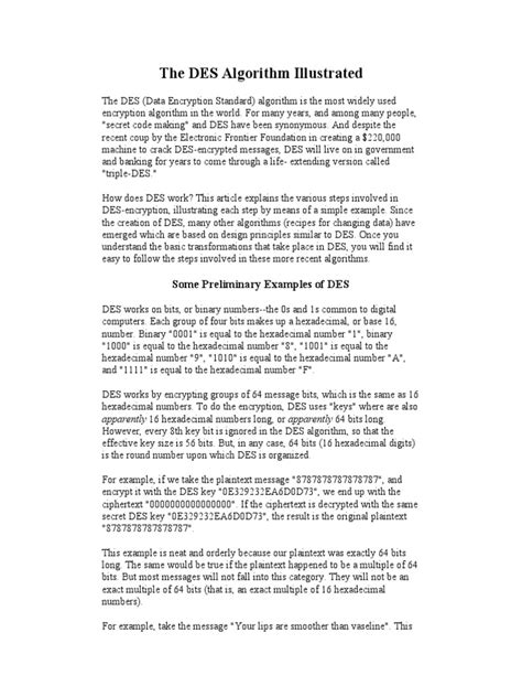 Image result for Des Algorithm Notes.pdf