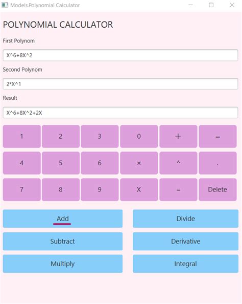 Image result for Interactive Polynomial Calculator