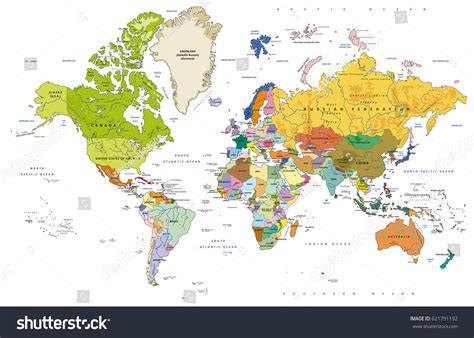 world map w capitals