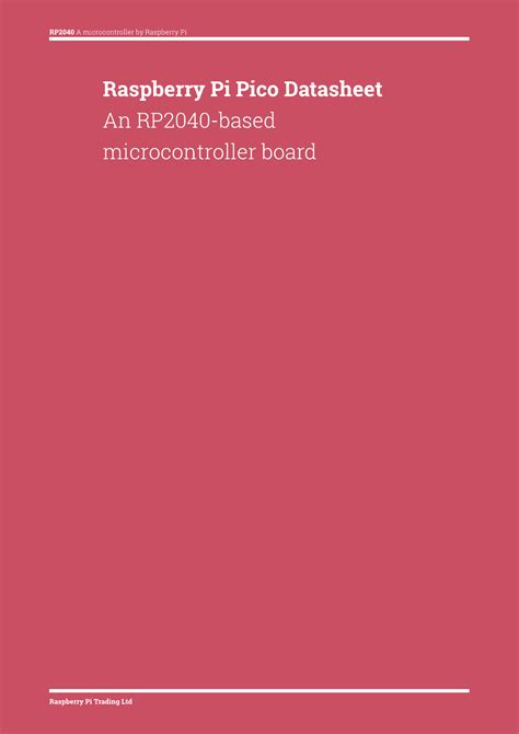 Raspberry Pi Pico DataSheet に対する画像結果