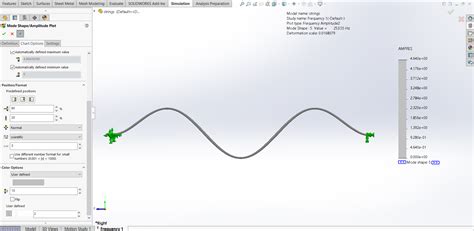 SolidWorks Simulation Natural Frequency に対する画像結果