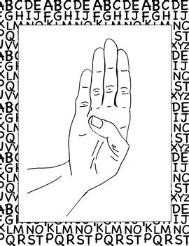 Sign Language Coloring Pages に対する画像結果