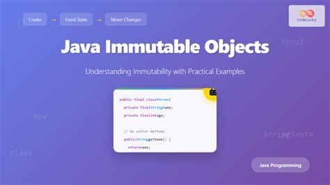 Image result for Define Immutable in Java