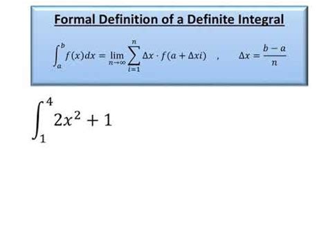 Image result for Definition of Integral