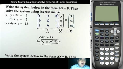 Afbeeldingsresultaten voor How to Solve Equation Using Matrix