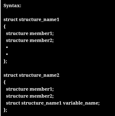 Image result for Nested Struct C Programming