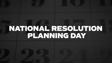 Image result for Resolution Planning Day