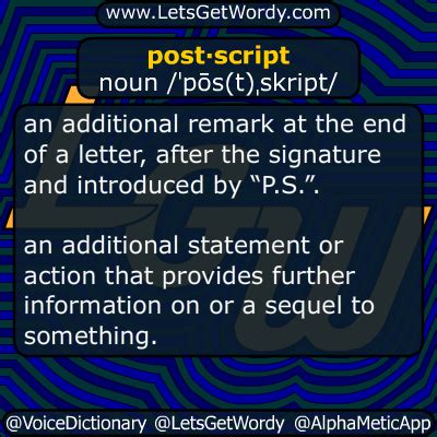 Image result for Definition of PostScript