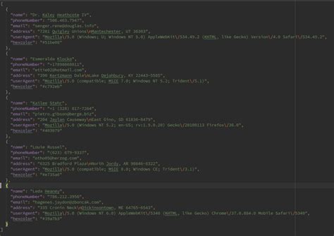 Image result for Sample of JSON Data